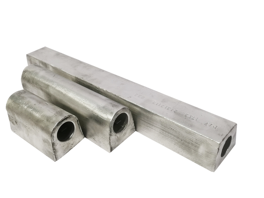 High Purity Magnesium Sacrificial Anodes ASTM Mag Anode Gas Storage Tanks